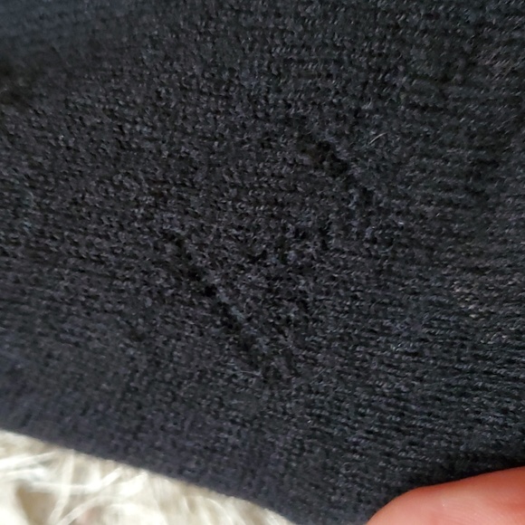 Zadig & Voltaire Daphnee wool cashmere leather patch cardigan - Picture 10 of 12